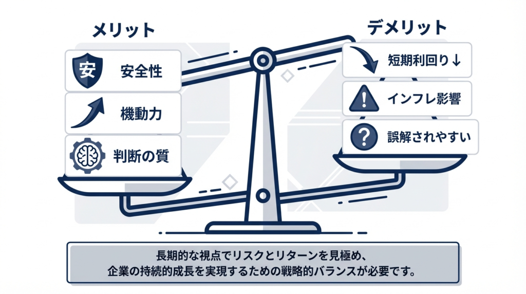 余剰資金で失うもの