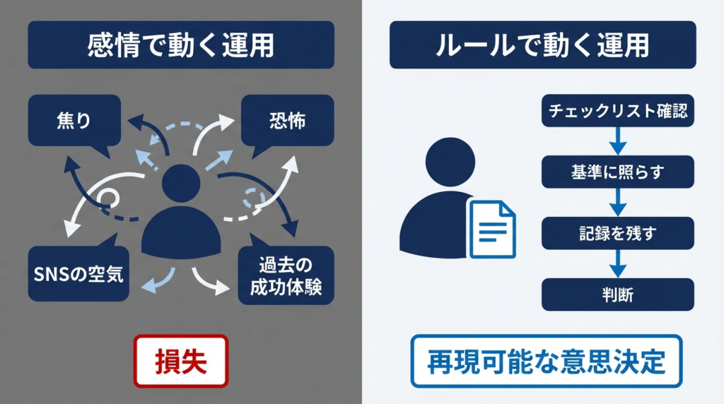 ルールで動く運用